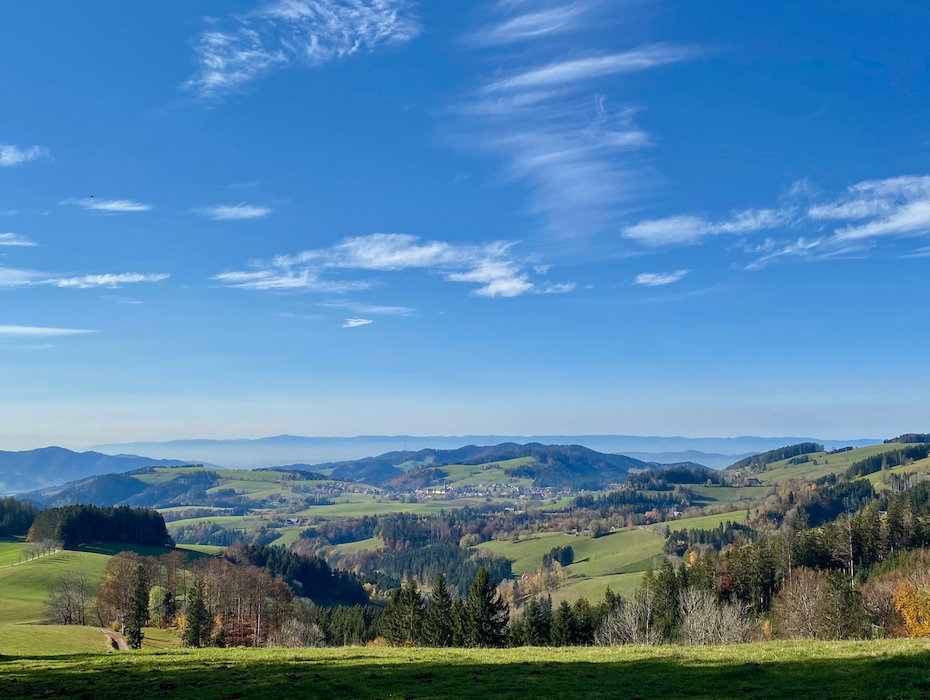 Über den Panoramaweg von St. Märgen nach St. Peter